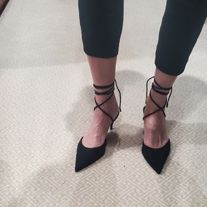 Zara Ankle Wrap Heels
